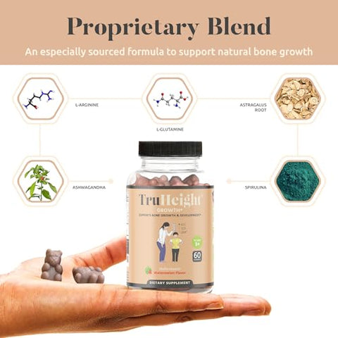 ProHeight - TruHeight Gummies – Suplemento Natural para Crescimento de Altura Infantil – Marca TruHeight