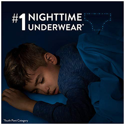 Cueca Noturna para Meninos, L-XL, 11 Unidades – Embalagem Pode Variar - GoodNites