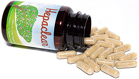 Hepaclear - Suplemento Natural de Suporte ao Fígado com Hesperidina – Não-OGM, Vegano, Sem Glúten – Marca em Destaque