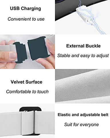 Flyhorse - Aquecedor Elétrico Portátil para Menstruação com 4 Níveis de Calor e 4 Modos de Massagem, Envoltório de Aquecimento Rápido para Alívio de Cólicas e Dor nas Costas