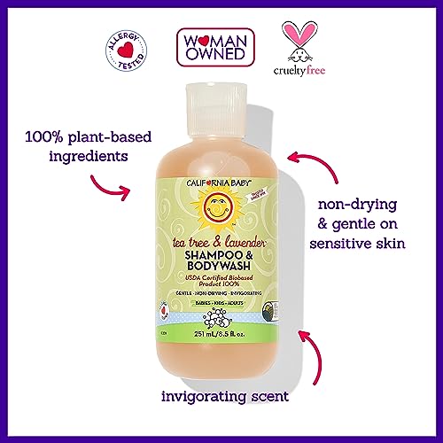 Tea Tree – Shampoo e Condicionador Natural 236ml - California Baby