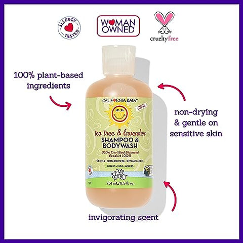 Tea Tree – Shampoo e Condicionador Natural 236ml - California Baby