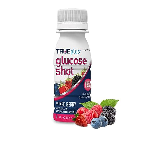 Shots de Glicose 6 frascos – Frutas Vermelhas Misturadas - TRUEplus