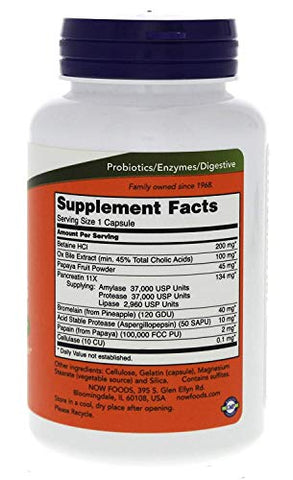 NOW Foods - NOW Super Enzymes – 90 Cápsulas (Pacote com 2) – Potencialize sua digestão