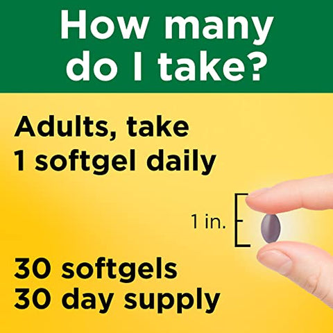 Vitamina K2 100 mcg, Suplemento para Ossos Saudáveis, 30 Softgels, 30 Dias de Fornecimento - Nature Made