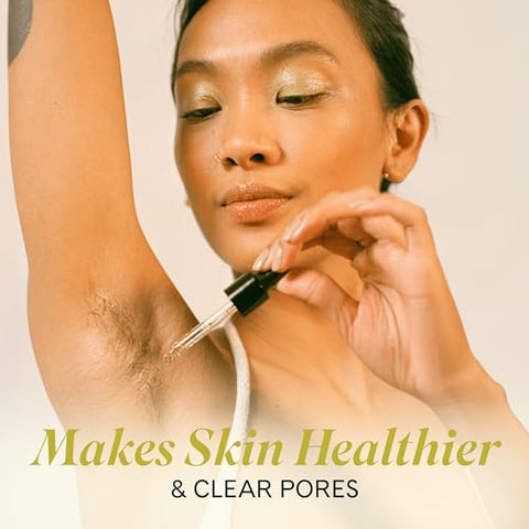 Óleo Fur Tratamento de Pelos Encravados – Óleo de Jojoba e Semente de Uva para Hidratar e Suavizar a Pele Seca, Óleo de Sálvia e Tea Tree para Prevenir e Tratar Efetivamente Pelos Encravados