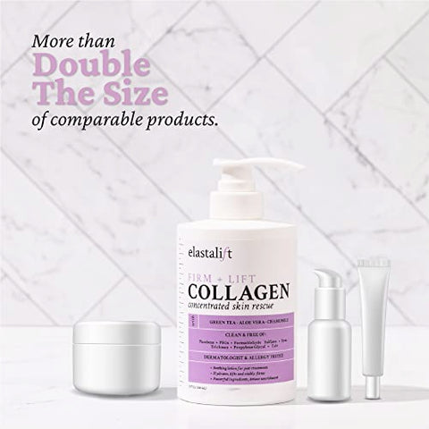 Creme Corporal Hidratante de Colágeno para Levantar, Firmar e Tonificar a Pele. Colágeno Corporal Anti-Envelhecimento - Elastalift