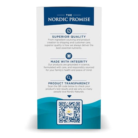 Ultimate Omega 2X – Ômega-3 de Alta Potência com EPA – 120 Cápsulas – Sabor Limão – 2150 mg – Óleo de Peixe Ômega-3 - Nordic Naturals