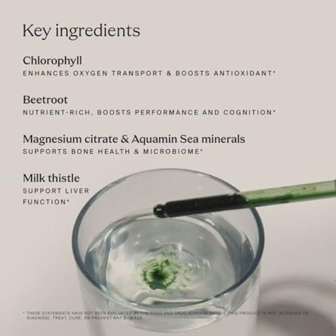 Detox Drops – Gotas Líquidas de Clorofila para Desintoxicação Diária – Marca HigherDOSE - HigherDOSE