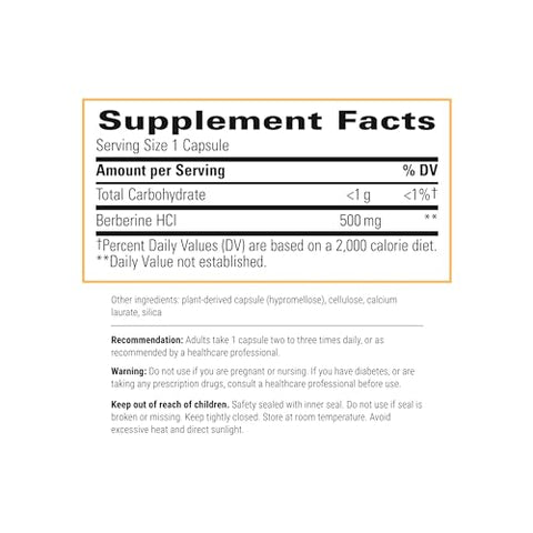 Berberine – 1000-1500 mg Diários – Suplemento Berberine HCL para Suporte Metabólico – Livre de Glúten - Integrative Therapeutics