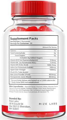 rize labs - (3 Pacotes) Gomas Slim Plus Keto ACV, Oficial para Perda de Peso Avançada, Suplemento SlimPlus Keto ACV, Goma de Vinagre de Maçã 100% Natural, Slim