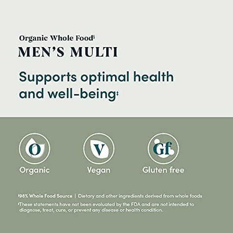 Multivitamínico Orgânico para Homens, 60 comprimidos – Marca Própria - Amazon Elements