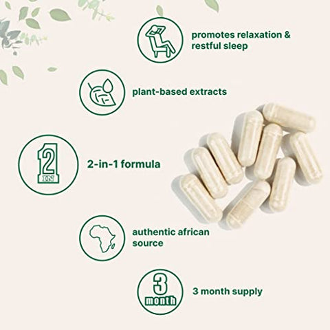 5-HTP 200mg com Extrato de Flor de Camomila, 180 Cápsulas, Fórmula 2 em 1, 98%% Extrato de Semente de Griffonia, Potencializado com Camomila | Altamente Bioabsorvível para o Humor, Melhora do Sono e Bem-Estar - Micro Ingredients