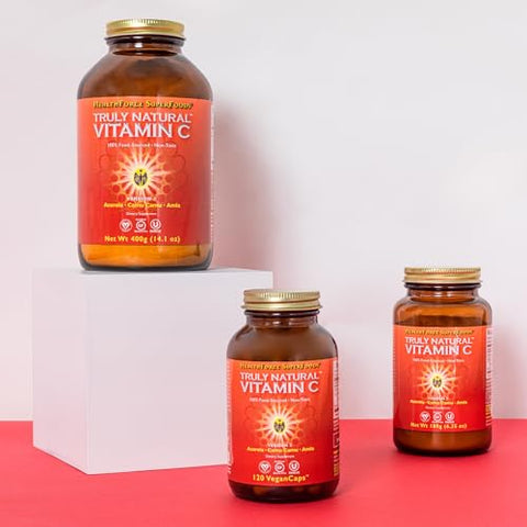 HEALTHFORCE SUPERFOODS - HealthForce SuperFoods – Vitamina C Natural com Camu Camu – Suporte Imunológico – Vegano, Não-OGM – 400g, 67 Porções