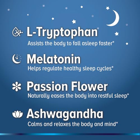 Health Heals - Relaxation Sleep Aid Natural Non-Habit Forming | Suporte para um sono mais longo
