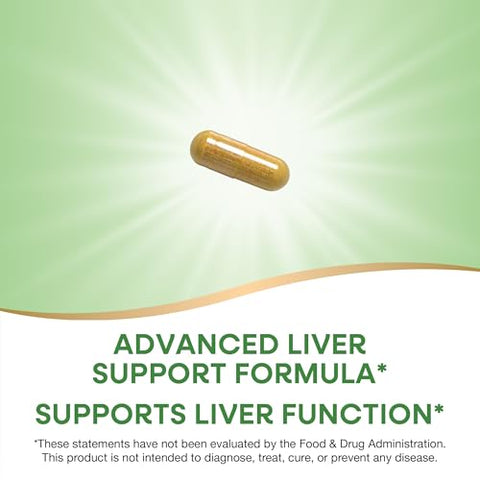 Nature's Way - Nature’s Way Super Thisilyn Fórmula Avançada de Suporte ao Fígado*, Suporte à Função Hepática*, 60 Cápsulas