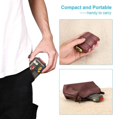 BENTRONIC - Suplemento de Cúrcuma 1500mg, 95%% Curcuminoides, 220 Cápsulas (110 Dias) Estojo de Pílulas | Cúrcuma 1500mg, 95%% Curcuminoides, 220 Cápsulas (110 Dias)