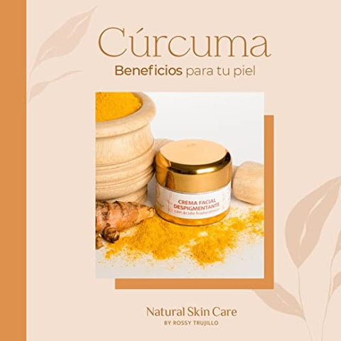 Rossy Trujillo - Creme Facial Despigmentante com Ácido Hialurônico e Zinco – 50g