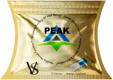 Vita Supplements - Peak Supplement: Alívio do Estresse | Ingredientes Naturais | Marca em Destaque