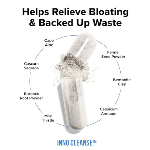 InnoSupps - Inno Cleanse – Complexo Redutor de Cintura | Suporte ao Sistema Digestivo | Marca Inno Cleanse