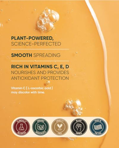 buttah. by Dorion Renaud - Buttah Skin Serum Vitamina C 30mL – Rosto – Vitamina E – Ácido Ferúlico – Chá Verde