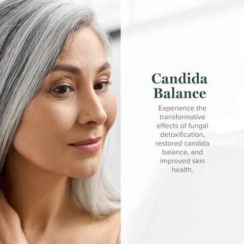 Global Healing Center - Global Healing Candida Cleanse (Mycozil) – Desintoxicação para Limpeza Natural de Candida, Ajuda na Saúde Intestinal e Vaginal, Complexo de Equilíbrio Feminino para Mulheres, Candida