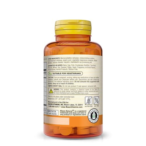Relax Vitaminas – Fórmula Relaxante com Ingredientes Naturais – 60 Cápsulas - MASON NATURAL