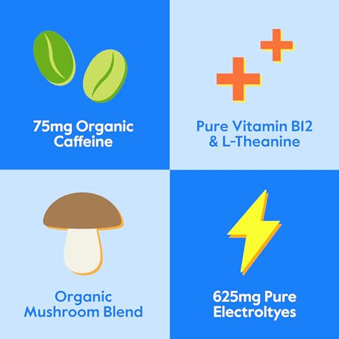 Energy Booster – Cafeína Orgânica, B12: Aumente sua energia naturalmente - Nectar