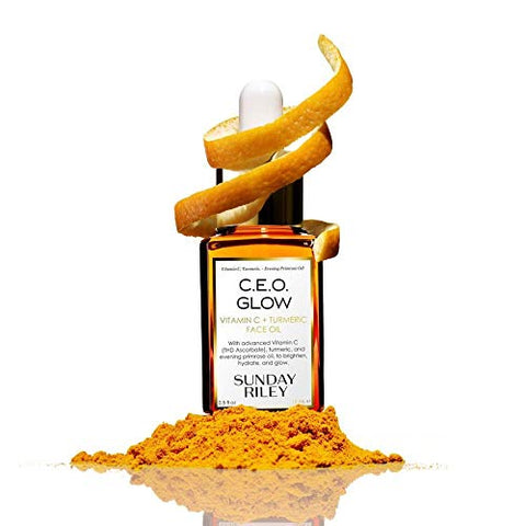 Sunday Riley C.E.O. Glow Vitamina C – Iluminador Facial com Vitamina C para uma Pele Radiante – 30ml