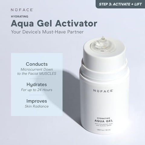 Gel Ativador Aqua – Gel Condutor de Microcorrente | 50g - NuFACE