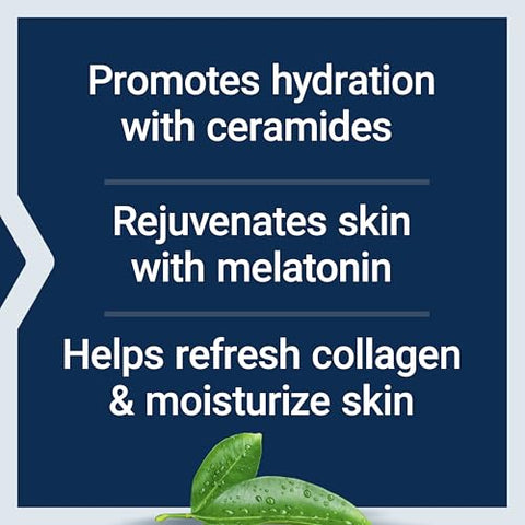 Coleção de Cuidados com a Pele Life Extension – Creme Noturno, retinil palmitato, ceramidas de farelo de arroz, manteiga de karité, chá verde, fórmula à base de melatonina para rejuvenescimento da pele durante a noite, 50g