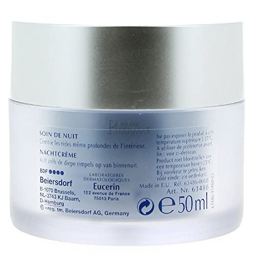 Hyaluron-Filler Cuidado Noturno 50ml – Creme Facial Anti-Idade com Ácido Hialurônico - Eucerin