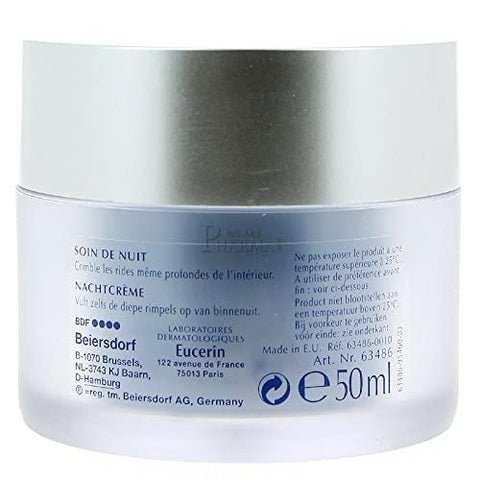 Hyaluron-Filler Cuidado Noturno 50ml – Creme Facial Anti-Idade com Ácido Hialurônico - Eucerin