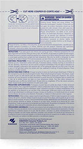 Gel Refrescante Infantil em Lenços de Gel Macio, 4 Unidades por Caixa (6 Caixas) - BeKoool