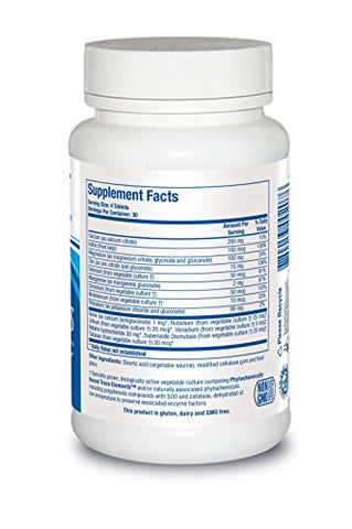 Multi Mins – Complexo Mineral Multivitamínico, Fonte Equilibrada de Quelatos Minerais e Alimentos Integrais, Minerais Traços Ligados Fitocimicamente, Fácil Absorção – Marca Biotics Research - Biotics Research