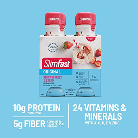 Shake Substituto de Refeição Morango Original – 400g - SlimFast