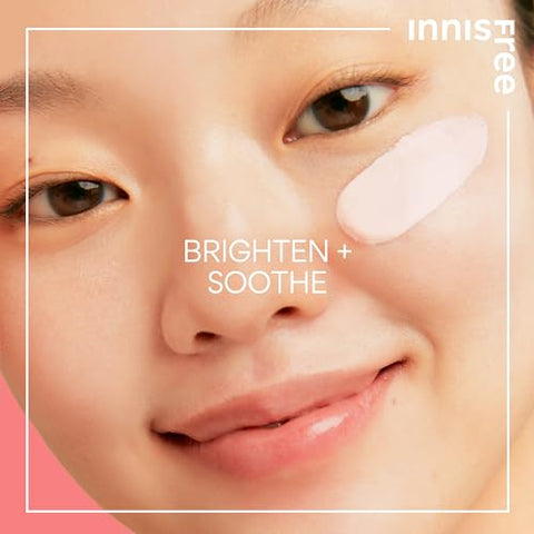 innisfree Creme Clareador Cherry Blossom Glow com Niacinamida para Tom de Pele Iluminado e Uniforme – Hidratante em Gel para o Rosto (Embalagem Pode Variar)