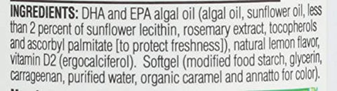 Essentials Soft Gels Vegan Ultra Omega-3 EPA e DHA com Vitamina D – 60 Cápsulas - Spectrum