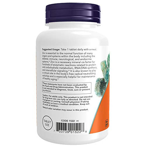 NOW Foods - Now Foods, 2 Pack Zinc 50 mg – 250 Count (Pack of 2) – 500 mg Total