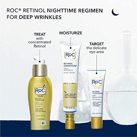 Creme Noturno Correxion Retinol Profundo para Rugas 30 ml - RoC