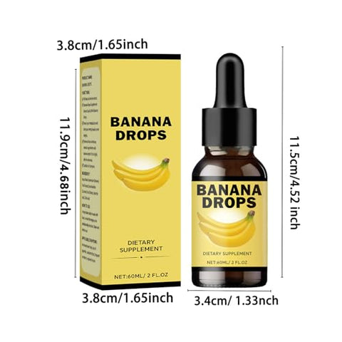 Callonestop MX - Extrato Líquido de Banana Orgânica Banana Drops para Emagrecimento Homem e Mulher 5 Unidades – 100% Natural