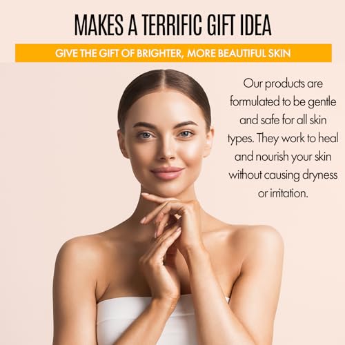 Healov - Conjunto de Cuidados com a Pele de Açafrão – Produtos de Cuidados com a Pele de Açafrão Iluminadores