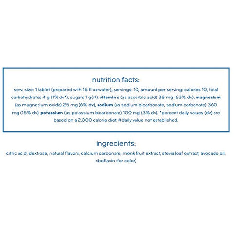 Active Limão Lima Comprimidos Efervescentes com Eletrólitos – 6-Pack 10 Comprimidos | Energia e Hidratação - Nuun