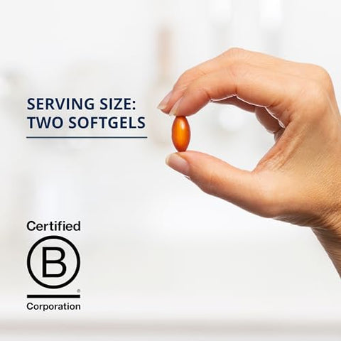 OmegaGenics EPA-DHA 300mg – Óleo de Peixe Ômega 3 Diário para Apoio à Saúde Cardiovascular, Musculoesquelética e do Sistema Imunológico – 270 Cápsulas Softgels - Metagenics
