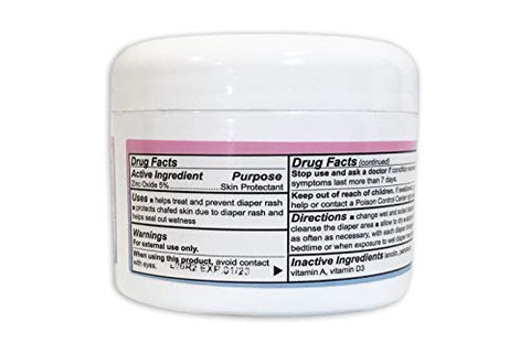 DiaperDerm - Creme para Assaduras de Bebê com 5 Ingredientes para Cuidado Suave, Feliz e sem Assaduras, 240 ml