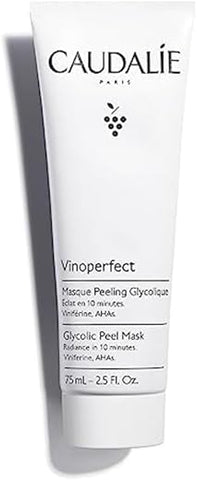 Caudalie Vinoperfect Máscara Peel Glycolic e AHAs, Radiância em 10 minutos, 75 ml
