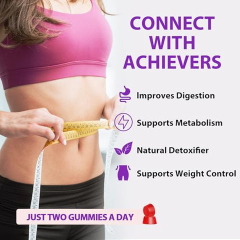 VIGUMYO - Keto ACV Gummies 1500mg – Gomas de Vinagre de Maçã Avançadas com B12 – Impulsionam a Imunidade, Energia e Saúde Digestiva – Veganas, Livres de Glúten