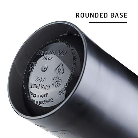 Classic V2 Garrafa Shaker Ideal para Shake de Proteína e Pré-Treino, 20 ml (3 Unidades) Vermelho, Verde e Roxo - BlenderBottle