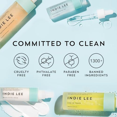 Brightening Facial Cleanser – Limpeza Facial Hidratante Diária, Removedor de Maquiagem  Indie Lee - Indie Lee